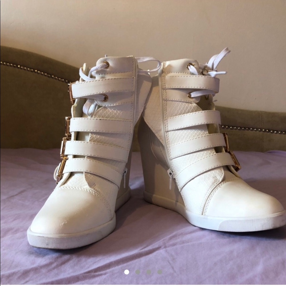 Shoe Dazzles Wedge Sneakers **3/$25**